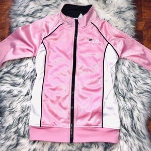 pink fila jacket